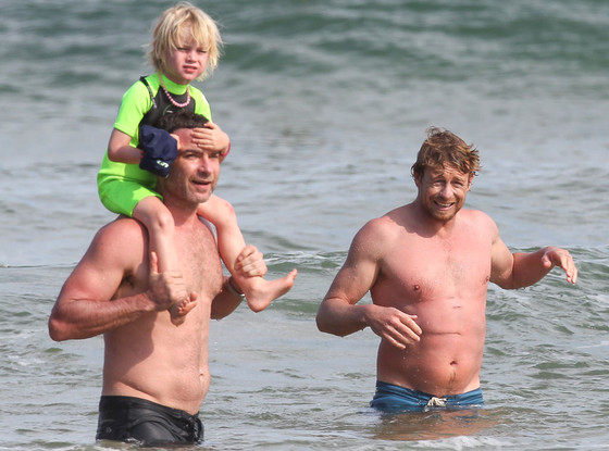 Simon Baker, Liev Schreiber, Samuel Schreiber Simon Baker, Liev Schreiber, Samuel Schreiber